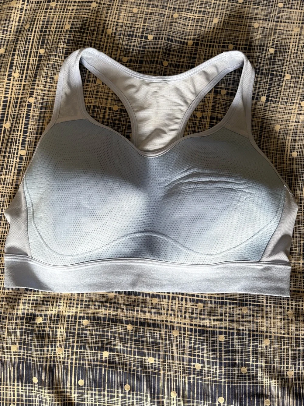 Light Blue Women's Racerback Sports Bra - Brand Gymshark